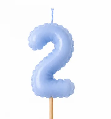 Цифра "Шарик" Голубой 2